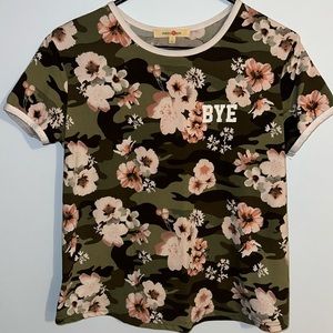 Camo Floral Tee
